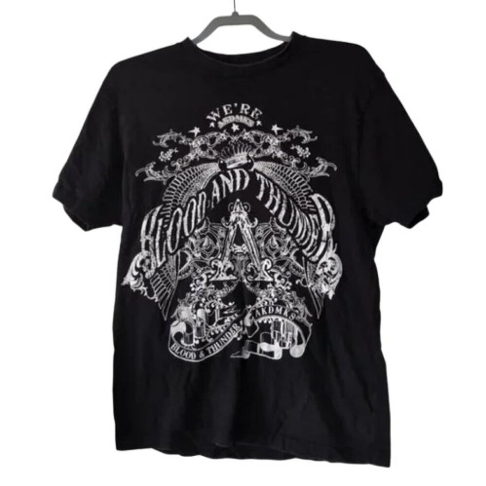 Akademiks black Y2K graphic tee size US M
